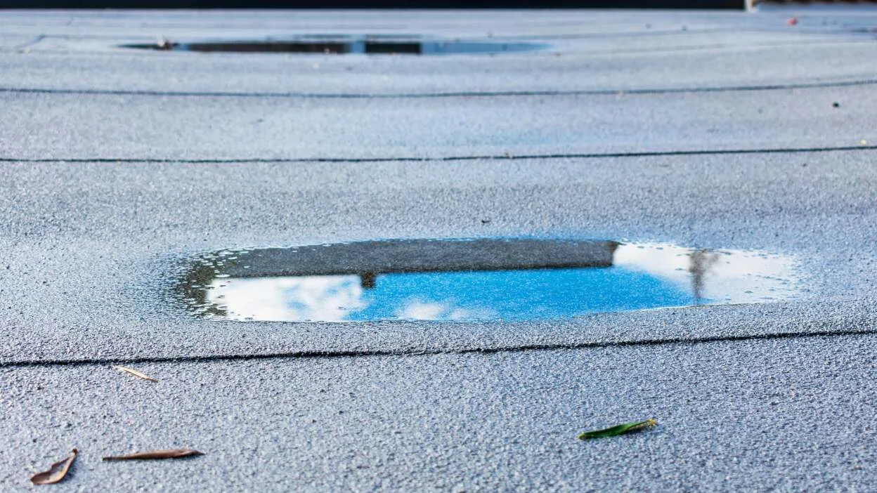 Ponding Water Commercial Roof Repair in Murfreesboro, TN