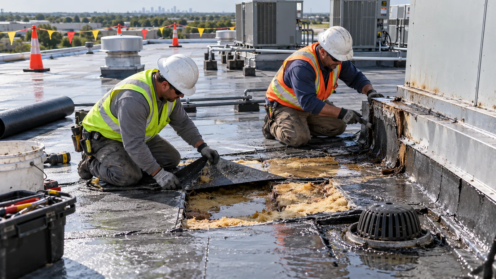 Commercial Roof Leak Repair in Murfreesboro, TN